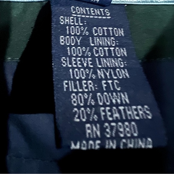 Strato Jac dark green long trench style down and feather filled coat size large+ - Picture 5 of 15